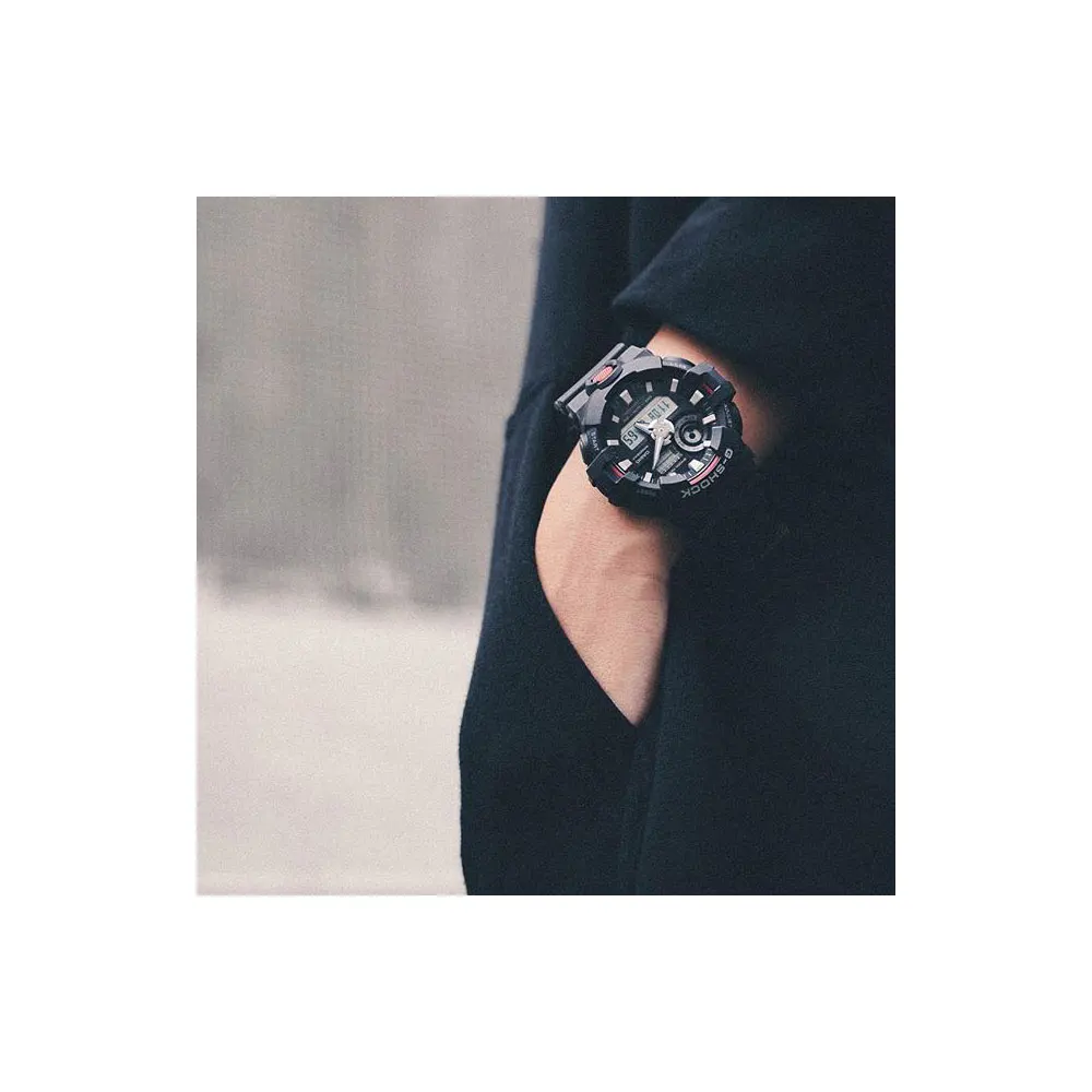 Quartz Wristwatches Casio for mens GA-700-1A Watches Mans Watch Wristwatch Wrist men G-Shock | Наручные часы