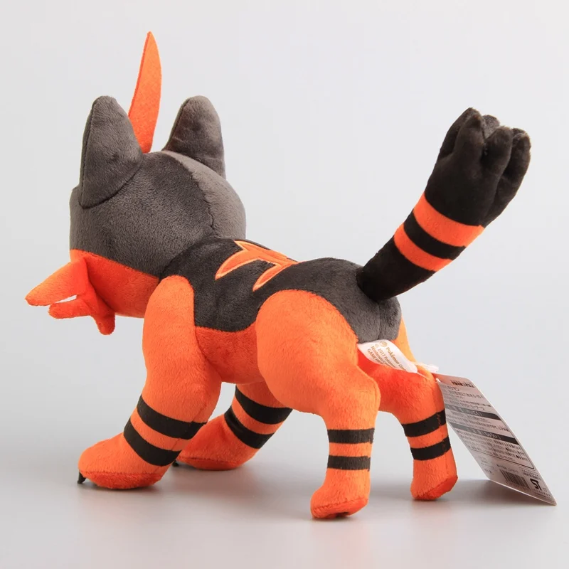 Серия Pokemon Litten evolve Torracat плюшевые игрушки куклы мягкие животные Мультяшные мягкие игрушки для детей 22*30 см от AliExpress WW