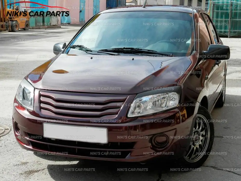 Крышка радиатора гриль для Lada Granta 2011- волны Стиль ABS пластик обвес комплект аэродинамическое украшение автомобиля Стайлинг тюнинг