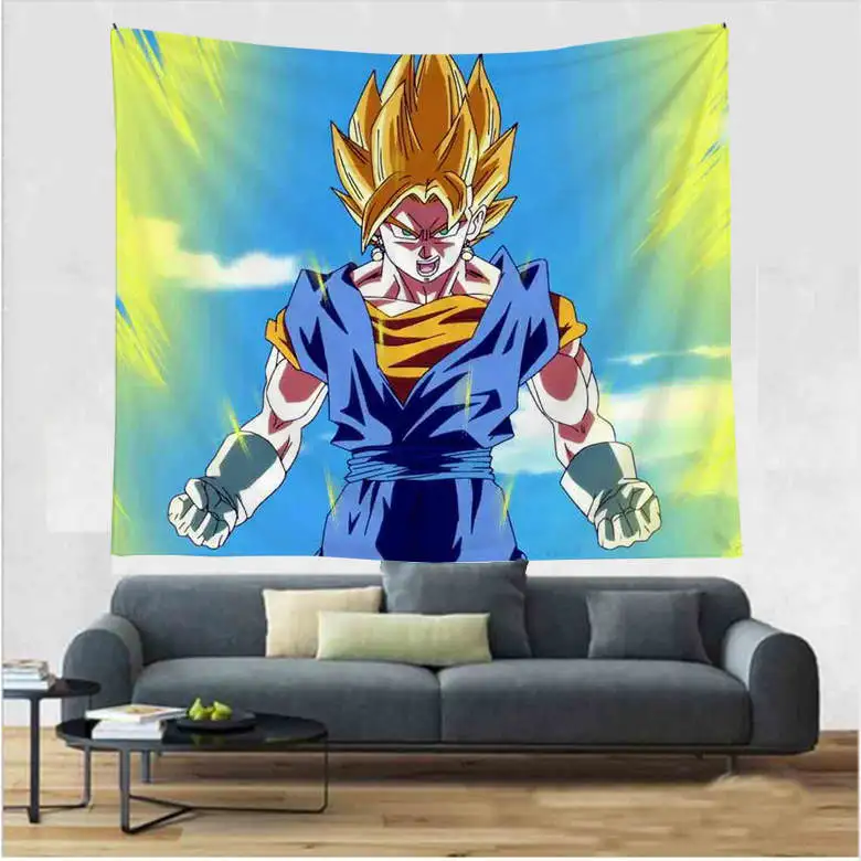 13 Imandale DBZ Super Heroes узор хиппи гобелены настенный утолщаются гобелены аниме Гоку узор стены книги по искусству домашний декор - Цвет: 13
