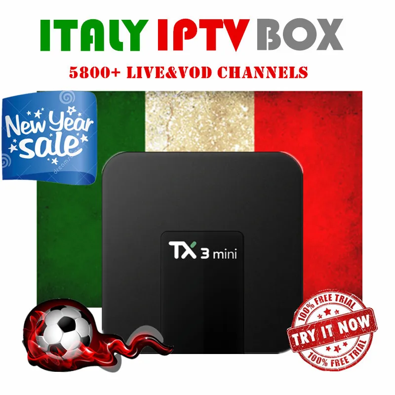 Android 7,1 Amlogic 905 W tv Box 2G/16G+ Smart tv Box+ Лучшая IPTV подписка Европа 1 год Италия Великобритания Франция Швеция Арабский ip tv 4