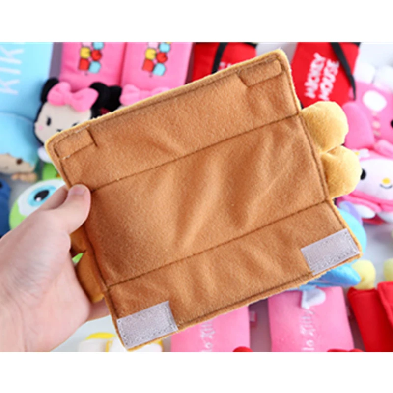 quality 1 Pair cute Cartoon Car Sefety Seat Belt cover Child belt Shoulder Pads Protection Plush Padding Auto Accessories |
