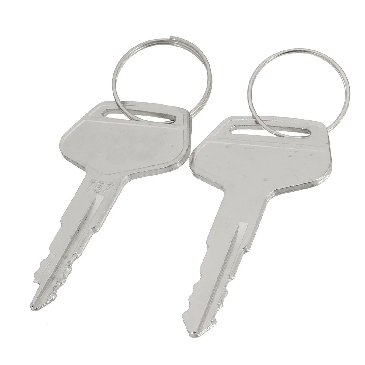 2 шт. серебряные ключи зажигания 787 для экскаватора Komatsu|key for|key keykey silver |