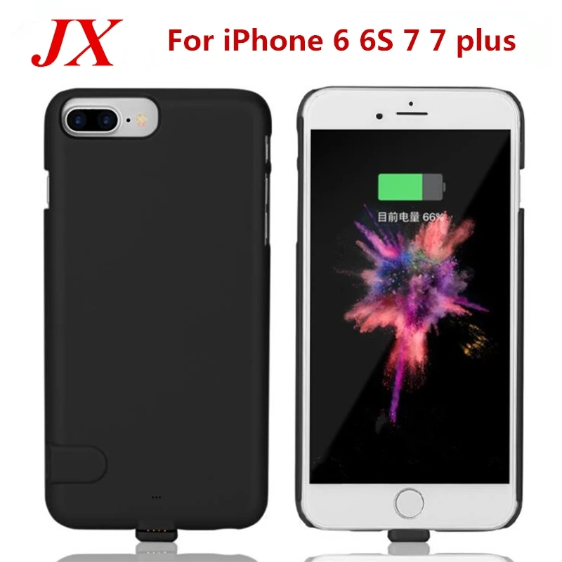 2018 ультратонкая батарея Зарядка чехол для Iphone 6 6s 7 Смарт Apple Plus 7plus power Case Bank|Чехлы с