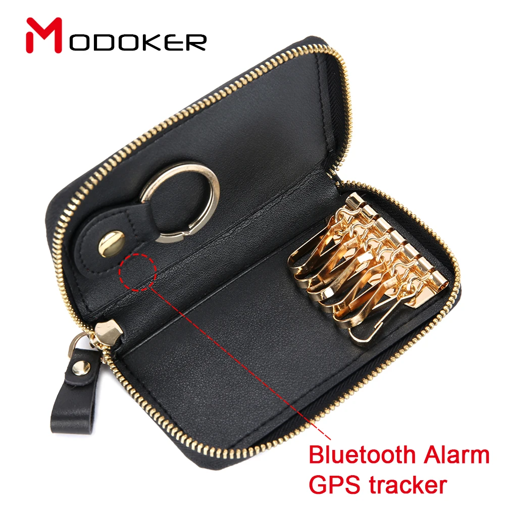 

Чехол-Кошелек Modoker мужской кожаный с GPS-трекером, 2020