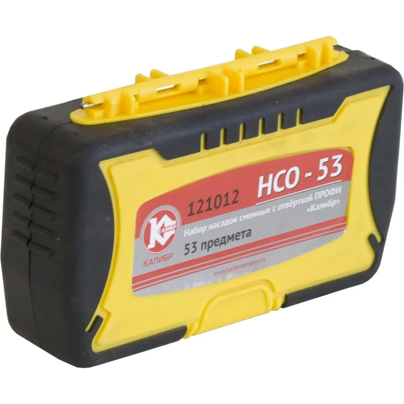 Набор насадок сменных с отверткой Профи Калибр НСО 53|Наборы ручных инструментов|