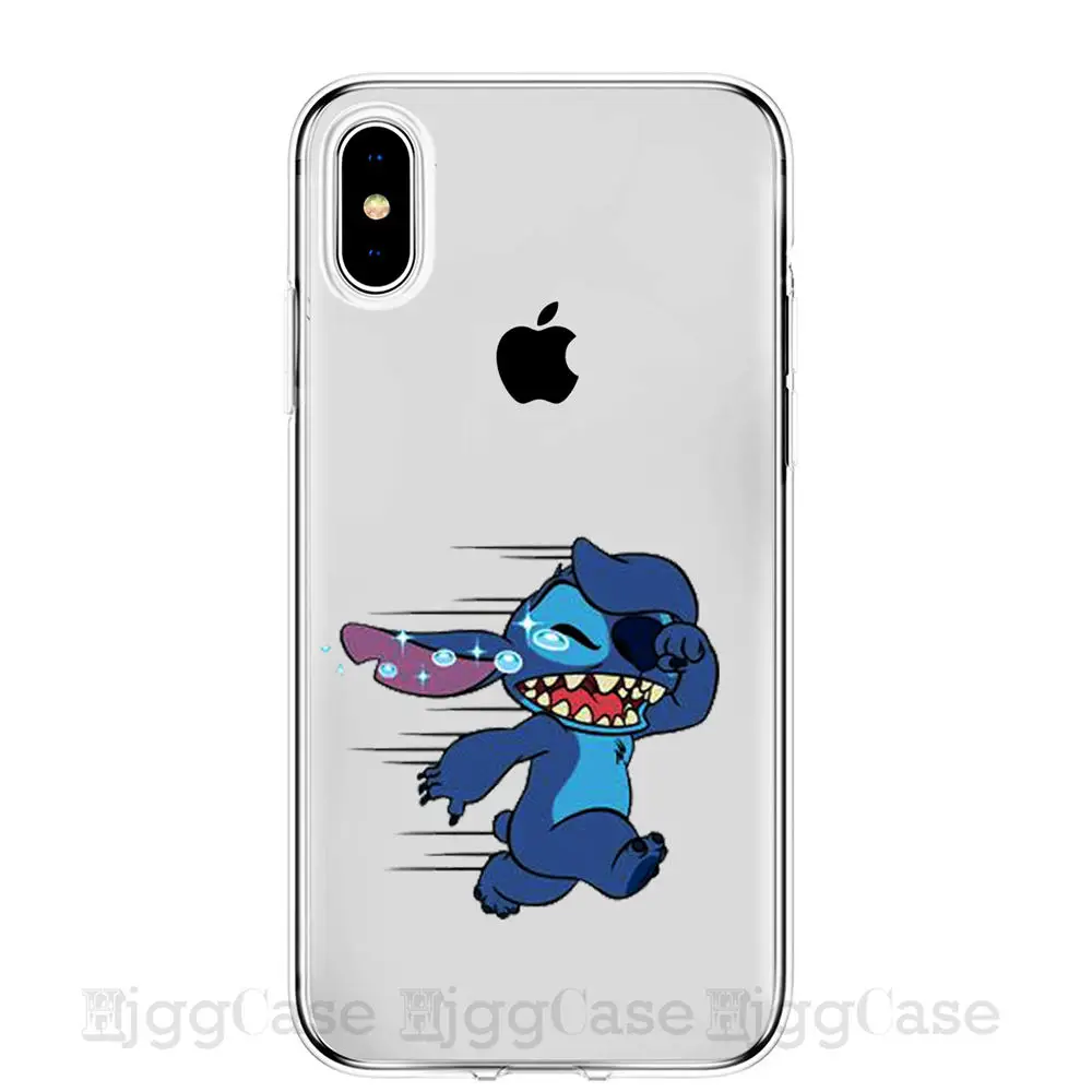 P3332 Мультяшный милый Стич Ститч чехол для телефона для iPhone 7 8 6 6s Plus X XR XS MAX 5 5S SE Мягкий силиконовый чехол из ТПУ - Цвет: P3332