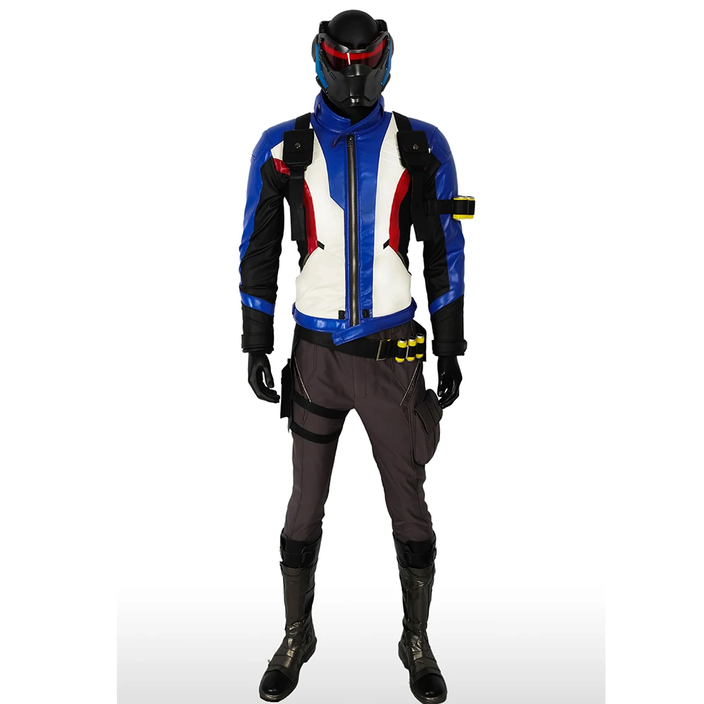 Горячая игра OW Soldier 76 куртка пальто супергерой Солдат Косплей Костюм 2018 костюм на