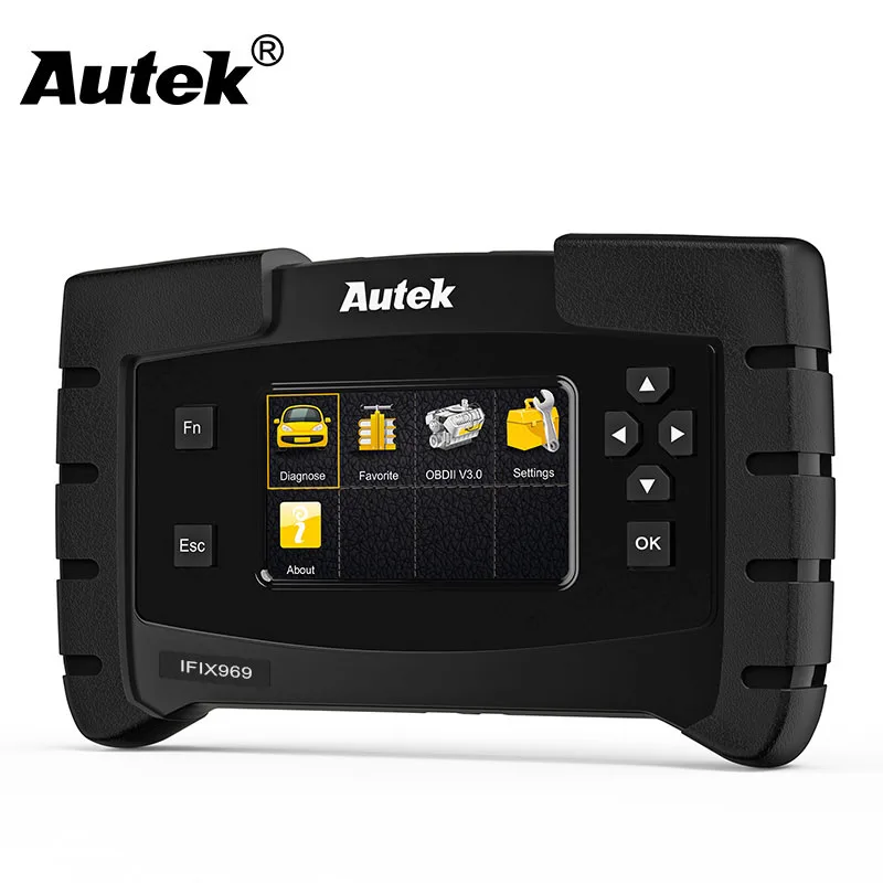 Autek IFIX-969 OBD2 Scanner All System ODB2 Diagnostic Tool ABS SRS Transmission DPF Reset Auto |