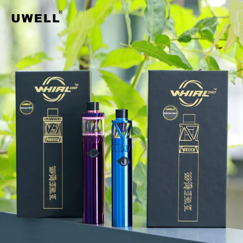 Оригинальный Uwell Whirl 22 комплект с 2 мл распылитель для электронной сигареты