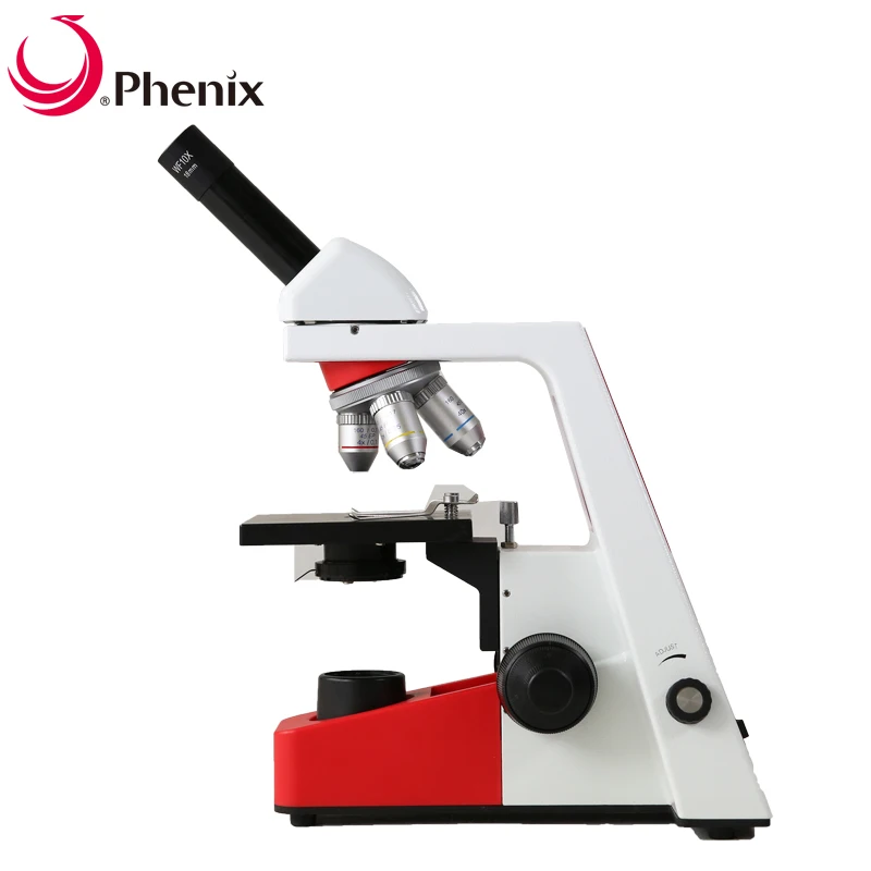 Phenix/40X 1600X монокулярный микроскоп биологический оптический Студенческий