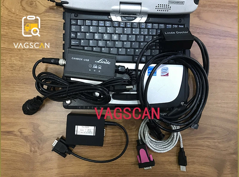Инструмент для диагностики вилочного погрузчика Toughbook CF 19 CF19 Для Linde canbox Doctor