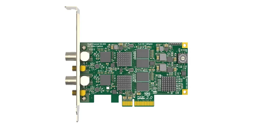 HD 3G SDI 2 входа PCIE Карта видеозахвата 1080p @ 60fps SDK Pro захват двойная карта с