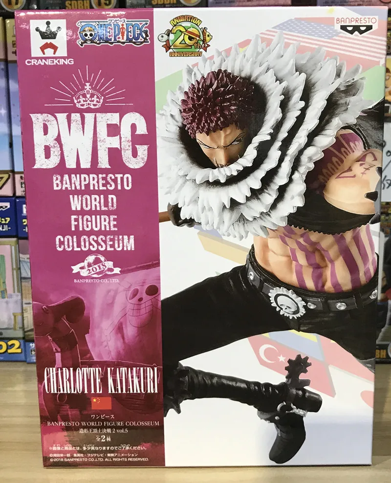 Оригинальный цельный OP Banpresto world рисунок Колизей Charlotte Katakuri фигурку ПВХ модель