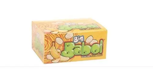 Большая BABOL настоящая большая жевательная резинка банан подарок на день Святого Валентина идеальный 100 штук