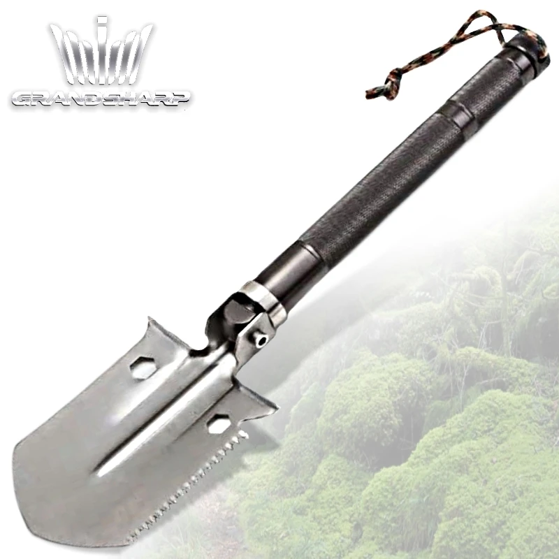 Тактический нож лопата пила для открывания бутылок огненная палочка свисток