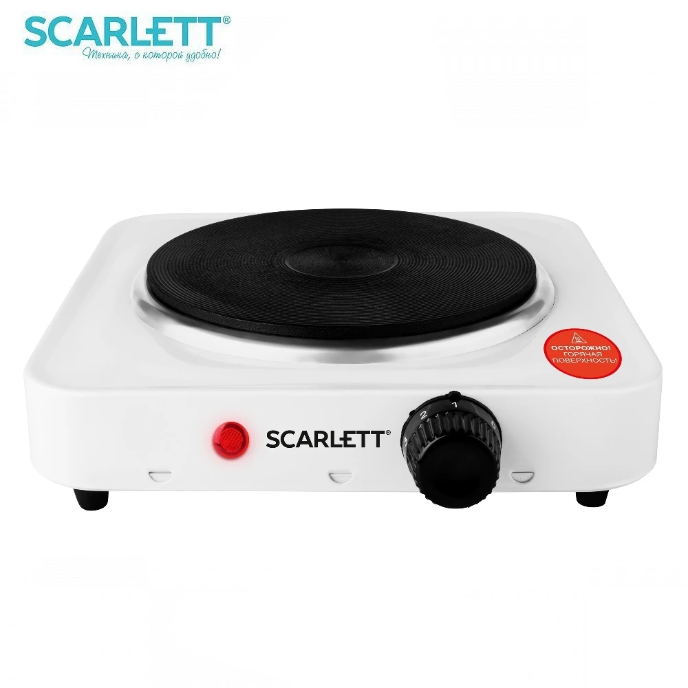 Плитка электрическая Scarlett SC HP700S01 1000 Вт|Электроплиты| |