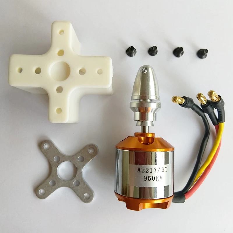 A2217 2217 950KV 1250KV 1500KV 2300KV с монтажным кронштейном двигателя безколлекторный для исправления RC Fixing Wing Quadrocopter Multi-copter на.