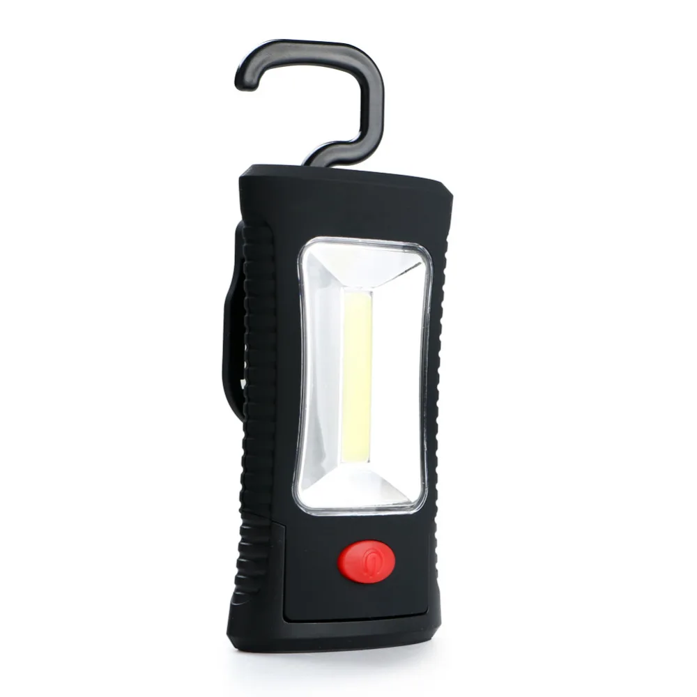 Карманный светодиодный фонарик COB с брелоком рабочее освещение для