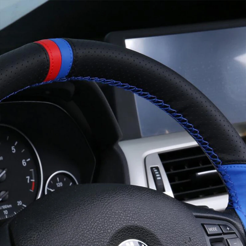 ZHIHUI DIY car steering wheel cover covers for MINI COOPER COUNTRYMAN CLUBMAN CABRIO JOHN WORK styling | Автомобили и мотоциклы
