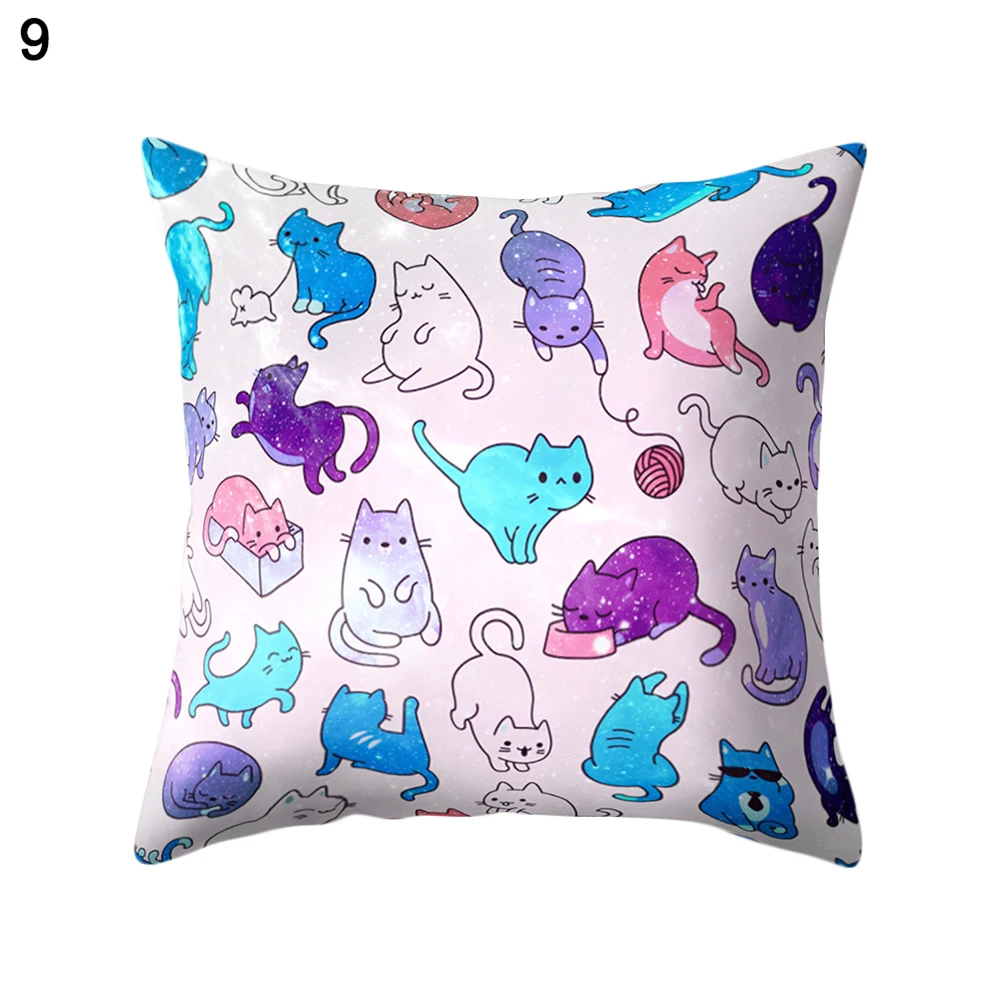 Милый мягкий чехол подушка с рисунком кота для дома и офиса|pillow case|throw pillow casespillow