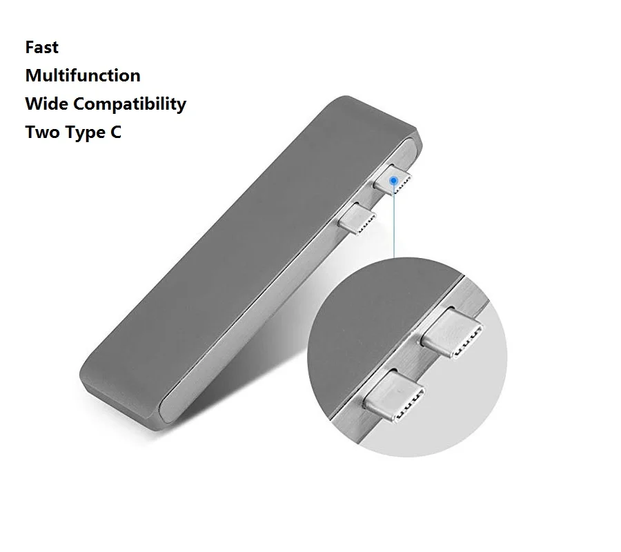 SZ WXDZ 6 в 1 Тип C кард ридер и ступица USB3.0 SD/TF для карт с USB Зарядное устройство MacBook Pro