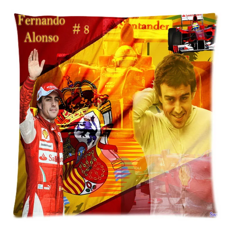 2018 чехол для подушки 45*45 см Fernando Alonso полиэфирный дивана украшение дома и