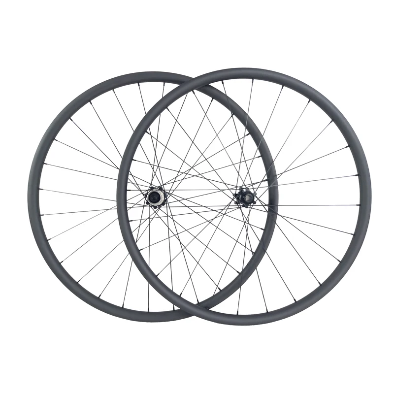 

29er MTB XC бескамерная 27 мм x 25 мм углеродная колесная пара без прицепа Powerway M32 тяговые прямые пересеченные Углеродные колеса UD 3K 12K матовые