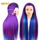 Парикмахерский манекен с длинными волосами Qoxi