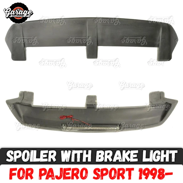 Спойлер с стосветильник для Mitsubishi Pajero Sport 1998-2007 спортивные аксессуары из