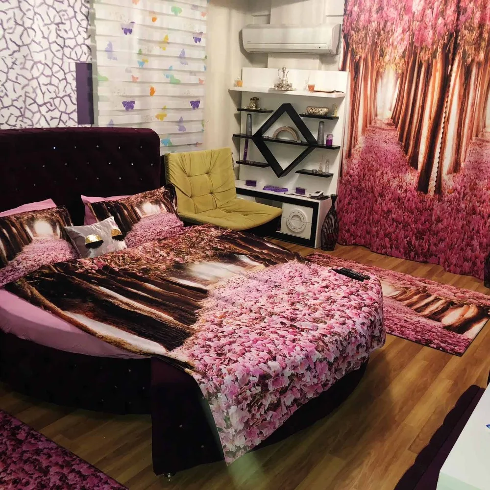 Детский чехол-занавеска С 3D-принтом в виде синего пола желтой Луны звезд на