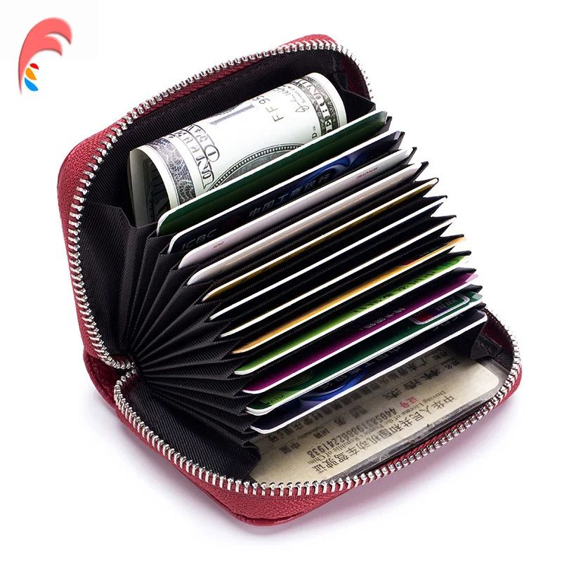 Маленький женский кошелек из натуральной кожи роскошные Брендовые мини кошельки