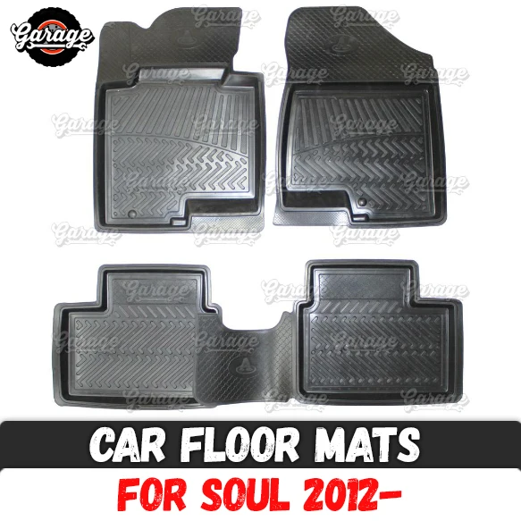 

Автомобильные коврики для Kia Soul 2012- rubber 1 комплект/4 шт. или 2 шт., аксессуары, защита ковра, украшение, тюнинг автомобиля