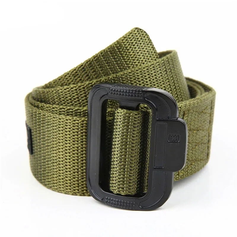 Military Tactical Belts 2 Inch 120cm Hunting Belt Hiking Accessories Armygreen Army Combat Waistband Autumn Utility Unisex |