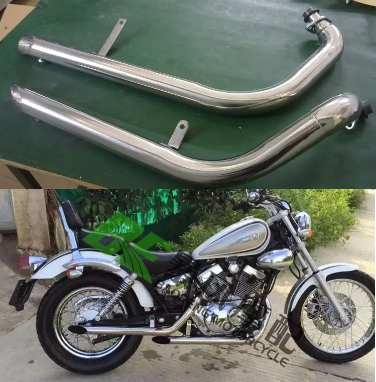 Выхлопная система глушителя для Yamaha Virago XV250 / V star XV 250 88 13|Выхлопные трубы и