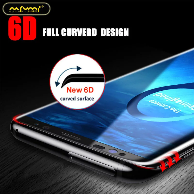 6D полностью изогнутое закаленное стекло для Samsung note 8 9 Аксессуары защита экрана