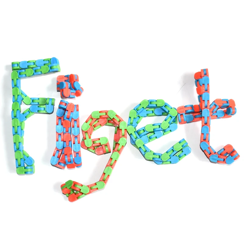 

Children Funny Fidget Fiddle Sensory Toy Wacky Tracks Stress Relief Educatiaon Block