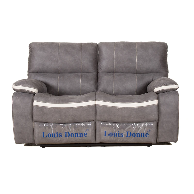 Луи Донн Классический Темно Серый Ткань Негабаритных Кресло Loveseat диван ультра