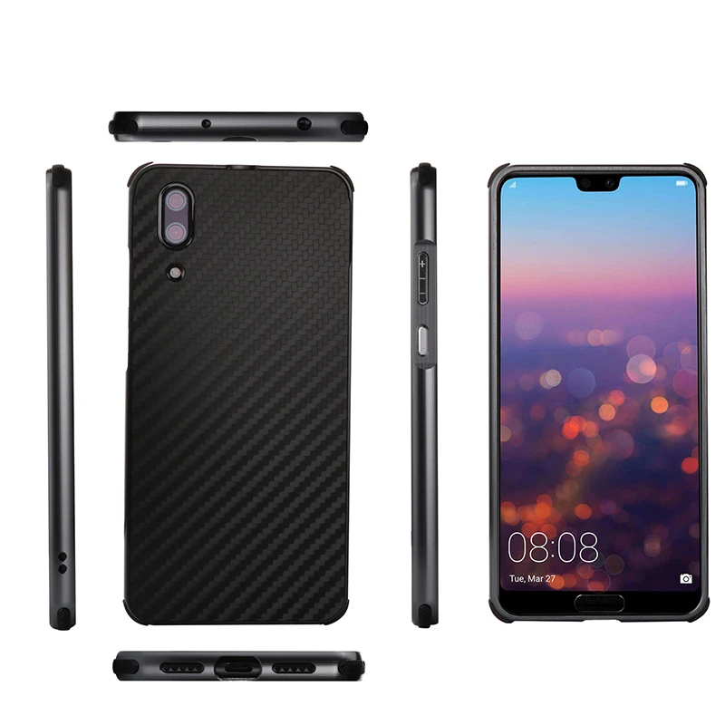 Роскошный металлический чехол для Huawei P20 Lite алюминиевая рамка и задняя крышка из