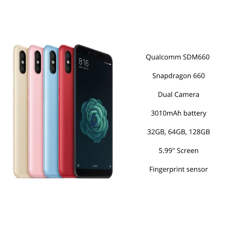 Global Version Xiaomi Mi A2 32GB ROM 4GB RAM (1 Year Seller Warranty) Brand New and Sealed | Мобильные телефоны и