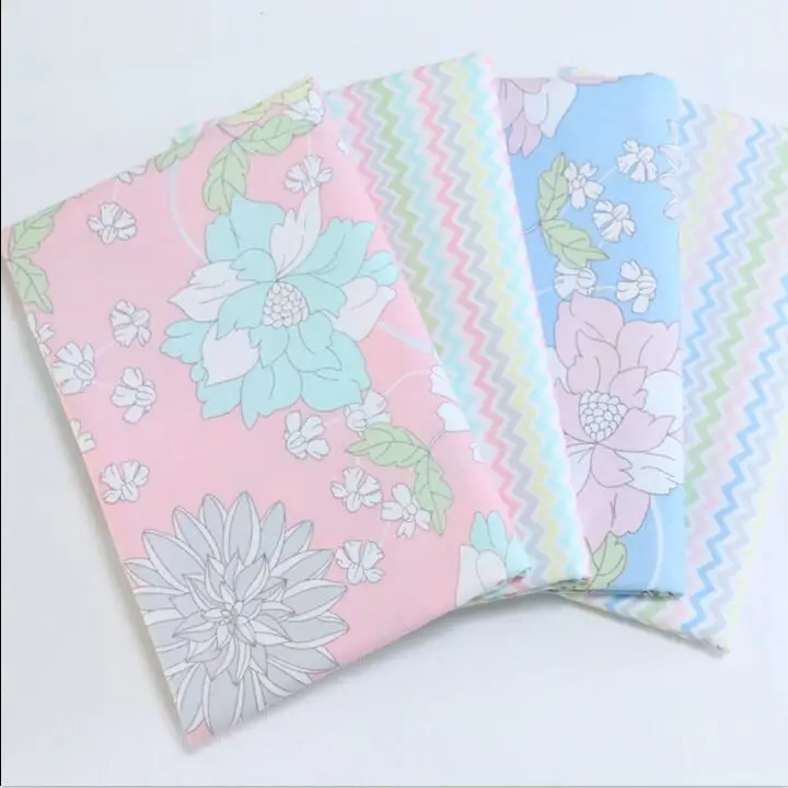 2017 4pic/lot 40*50cm New arrival cotton fabric costura for Handmade Pillowcases twill tissu sewing Child quilt Patchwork E002 | Дом и сад