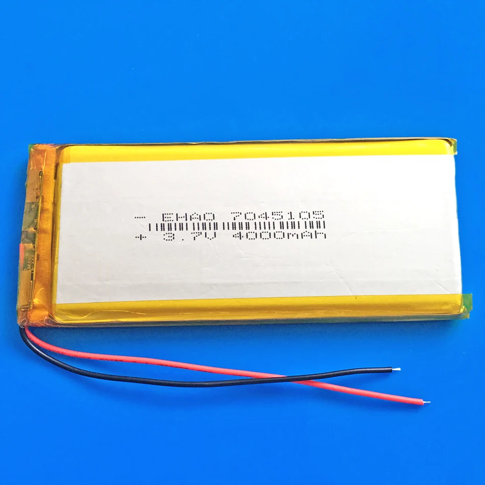 

3,7 V 4000mAh литиевая полимерная аккумуляторная батарея Lipo для внешнего аккумулятора PDA GPS DVD PAD E Book camera tablet PC laptop 7045105