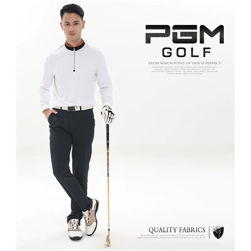 PGM Golf мужские летние хлопковые брюки длинные взрослые 4 цвета s xxxl толщина