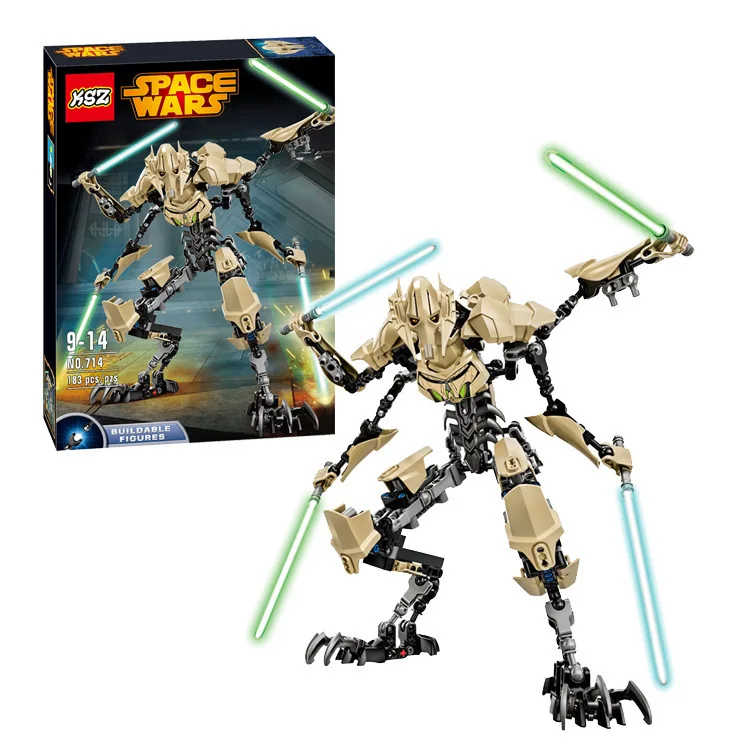 Reedcall Star Wars 75112 генерал гривус строительство комплект Совместимость XSZ Legoings