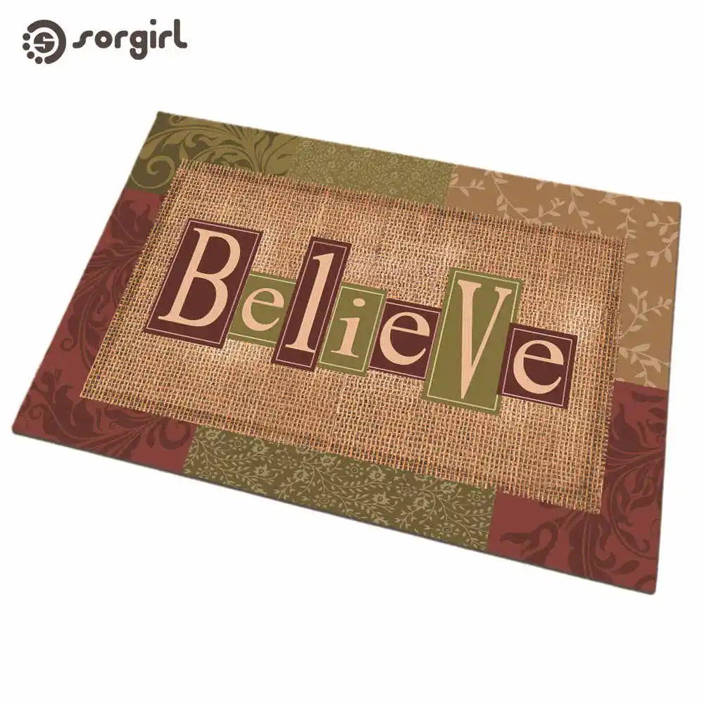 Впитывающий Коврик для входной двери Believe коврик экологически чистый
