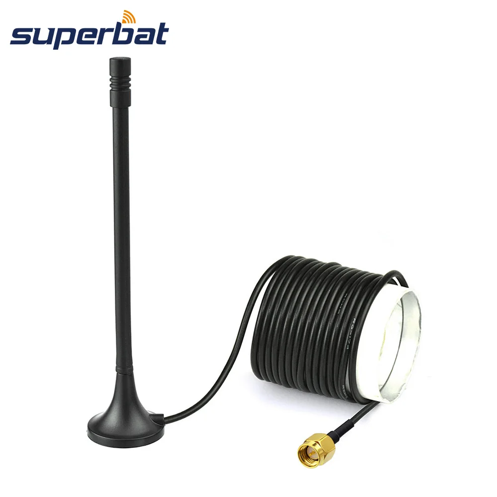 Антенна Superbat 3 5дби с разъемом SMA для 4G LTE GSM Wlan UMTS Wi-Fi беспроводных сетей Netgear |