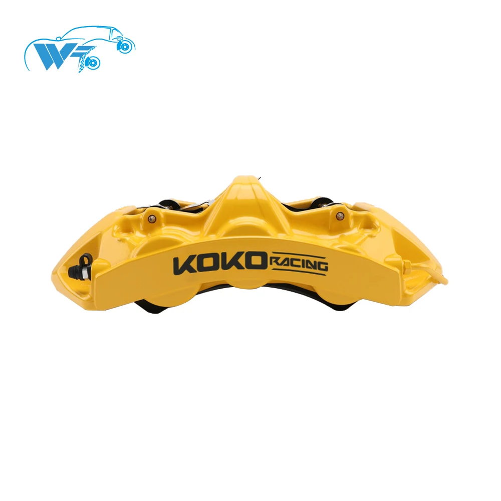 Автомобильный тормозной суппорт KOKO RACING синего цвета диск с отверстиями 362*32 мм