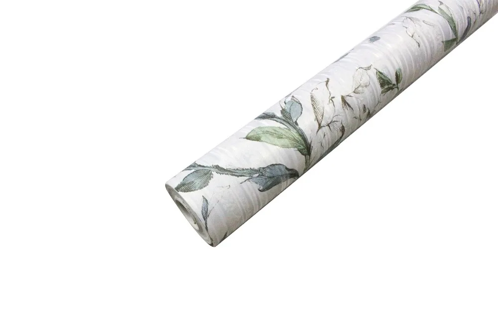 HaokHome Винтаж цветочные обои 0,53 М* 10 зеленый/белый/голубой нетканый покрытия стен гостиная спальня домашний декор