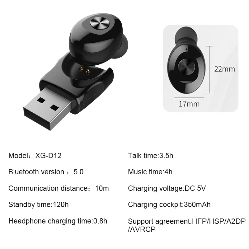 Наушники-вкладыши TWS Bluetooth 5 0 XG12 наушники стерео Беспроводной Airdots hi-fi звук