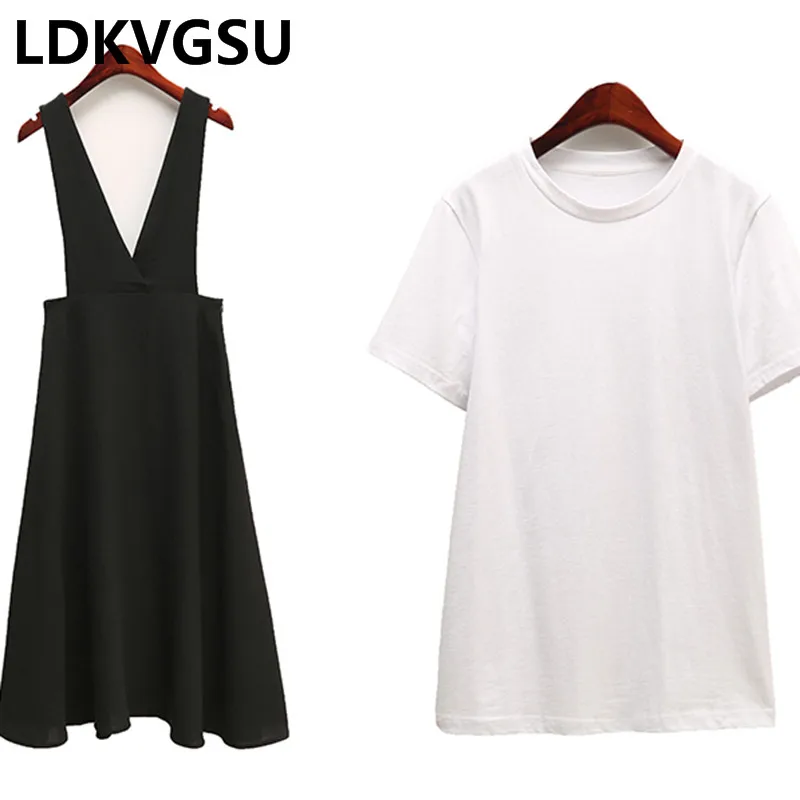 2018 летнее офисное женское платье 5XL комплект из 2 предметов белое элегантное